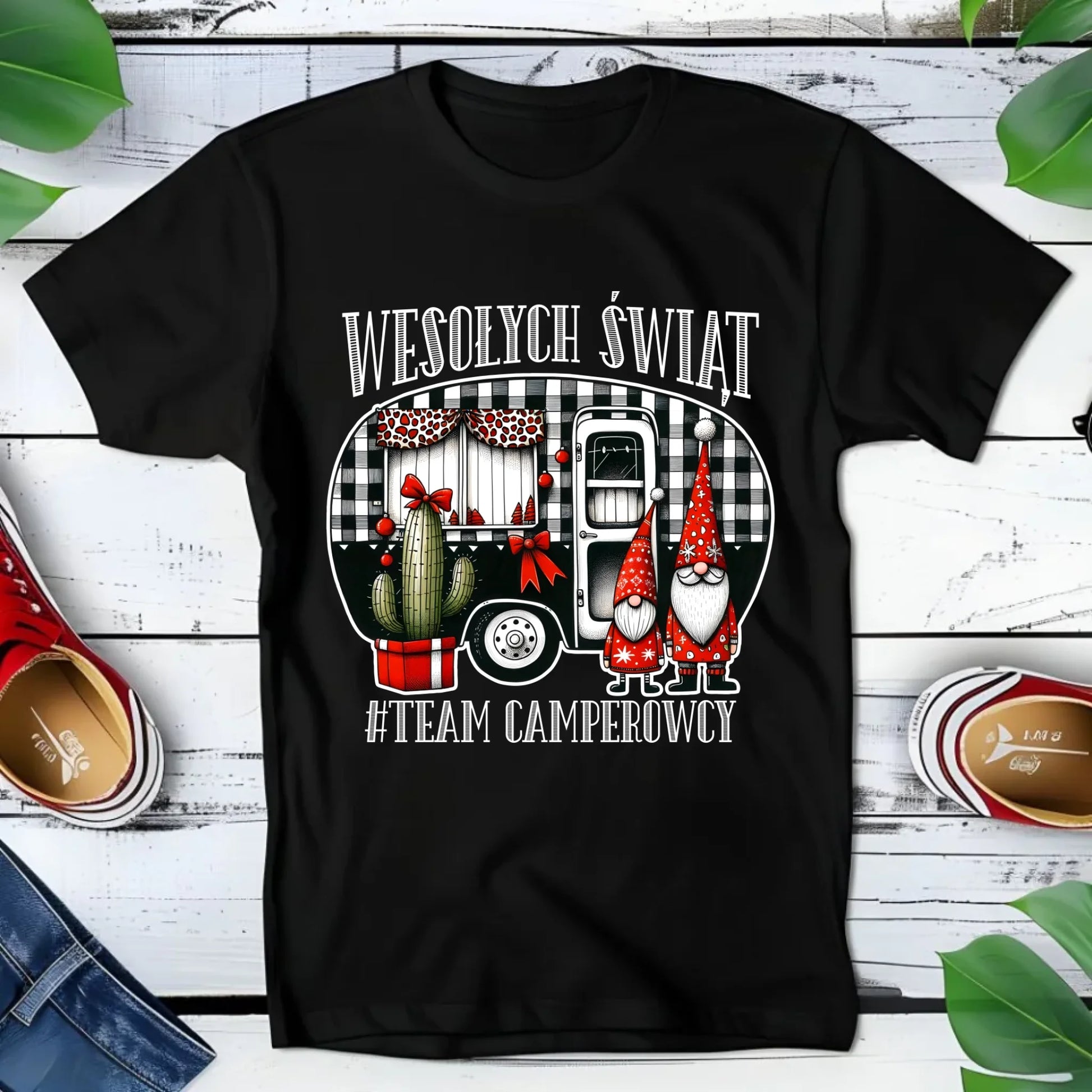 Koszulka dziecięca świąteczna - Wesołych Świąt Team Camperowcy BN44 - StoryCups.pl