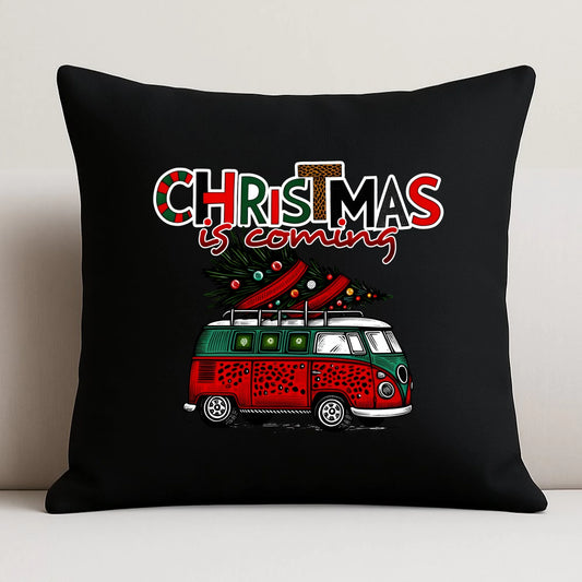Poduszka dekoracyjna świąteczna - Kamper Christmas is coming BN42 - StoryCups.pl