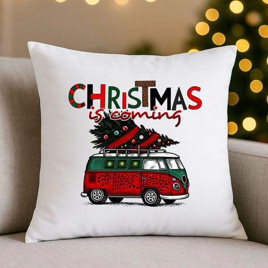 Poduszka świąteczna - Kamper Christmas is coming BN42 - StoryCups.pl