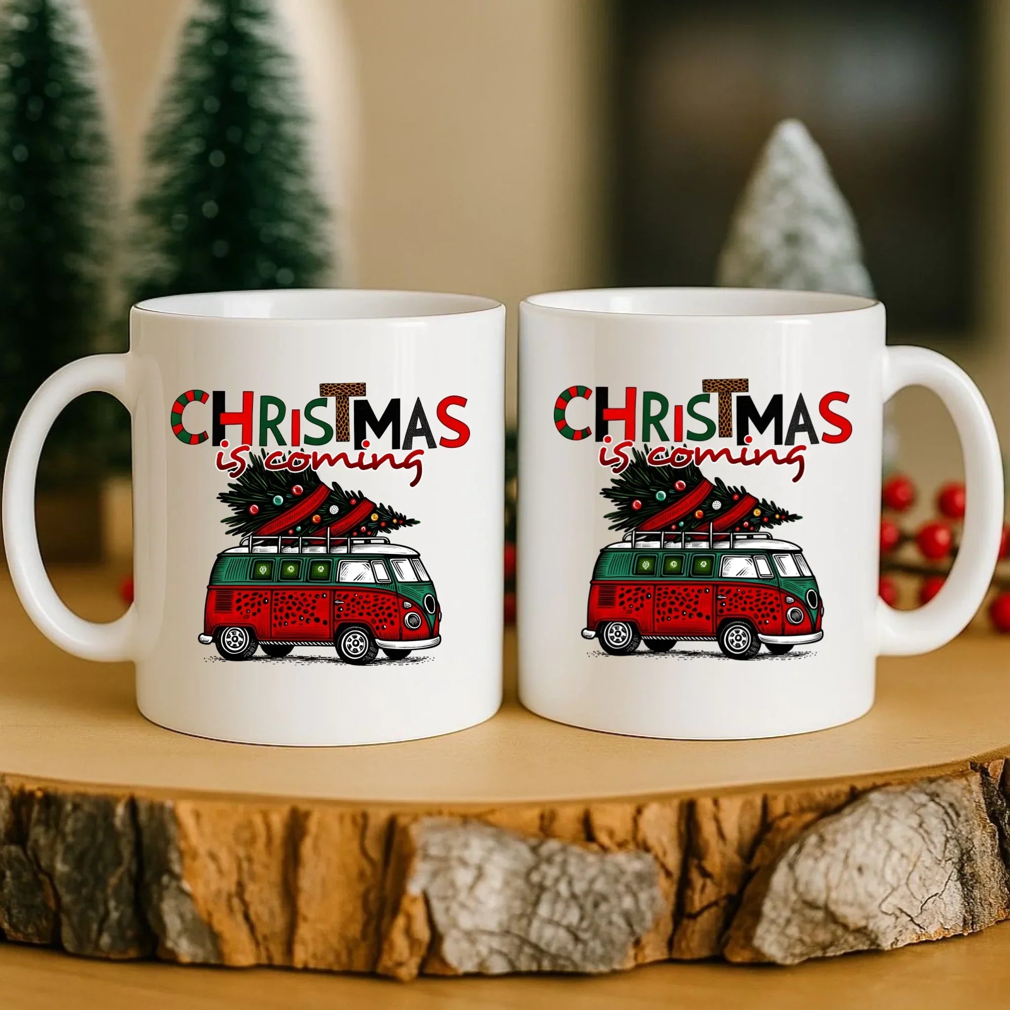 Kubek świąteczny - Kamper Christmas is coming BN42 - StoryCups.pl