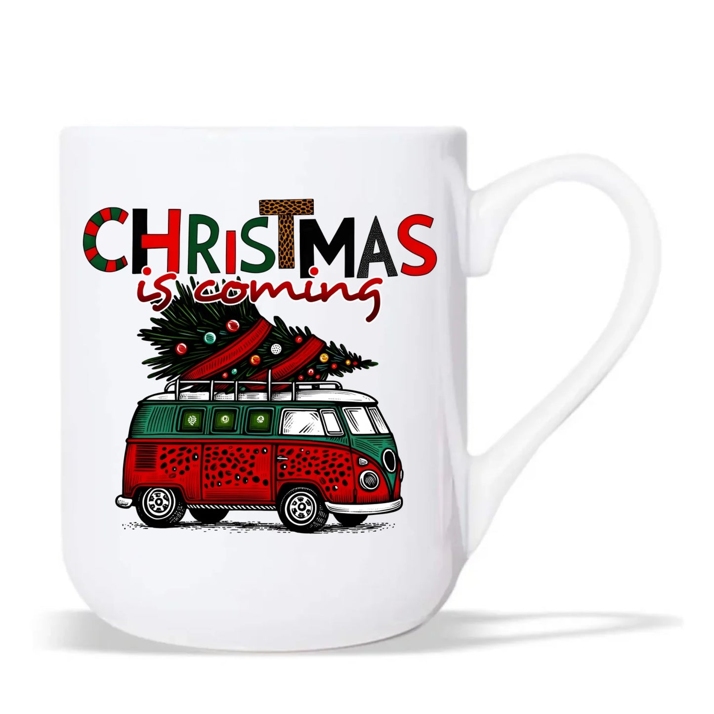 Kubek elegant świąteczny - Kamper Christmas is coming BN42 - StoryCups.pl