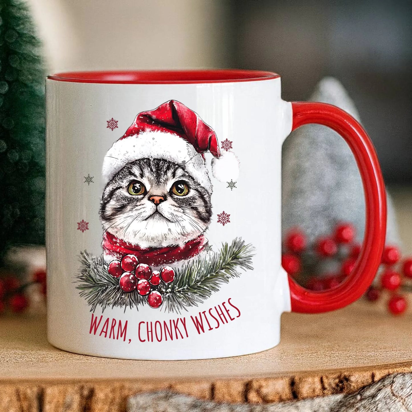 Kubek świąteczny - Warm, Chonky Wishes BN36 - StoryCups.pl