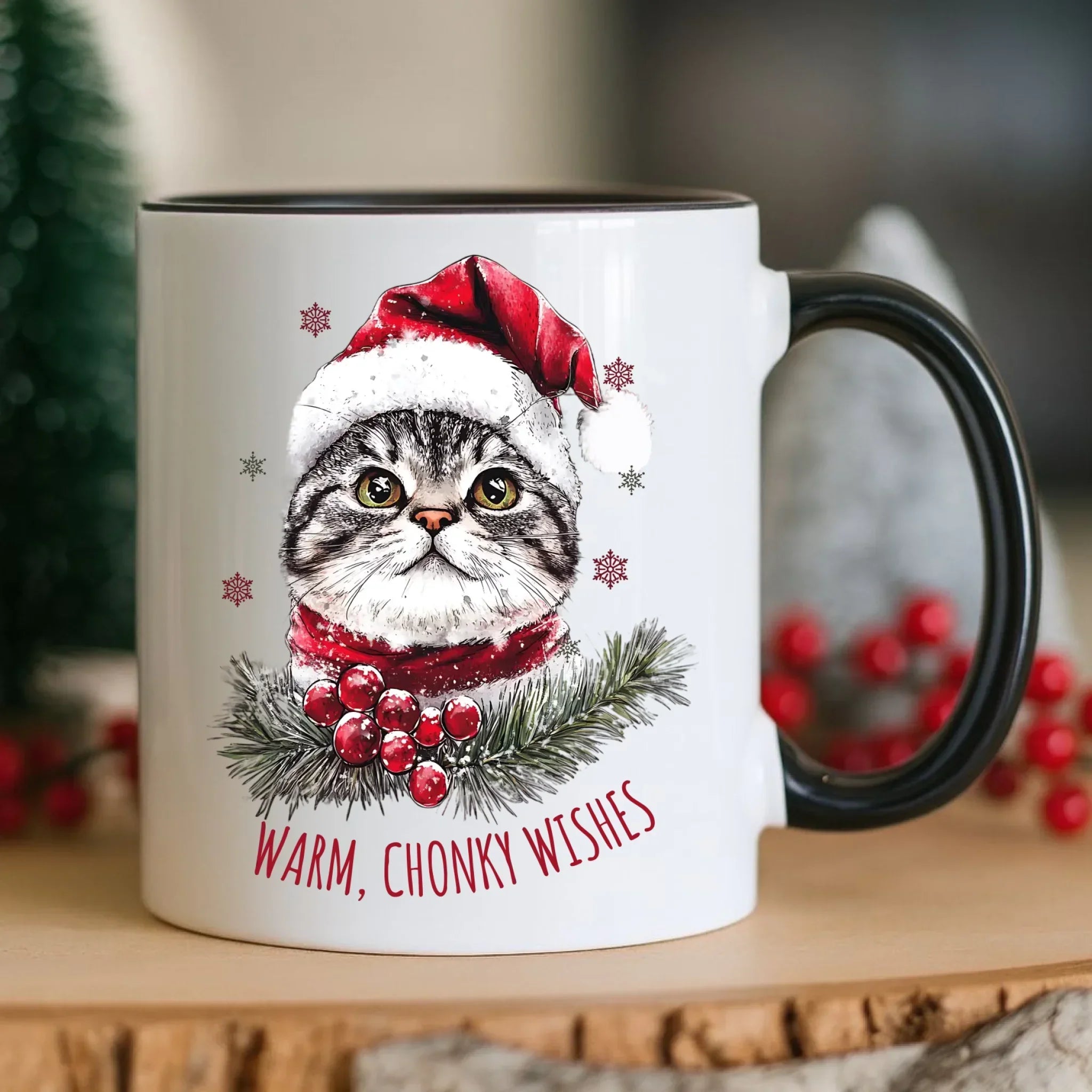 Kubek świąteczny - Warm, Chonky Wishes BN36 - StoryCups.pl