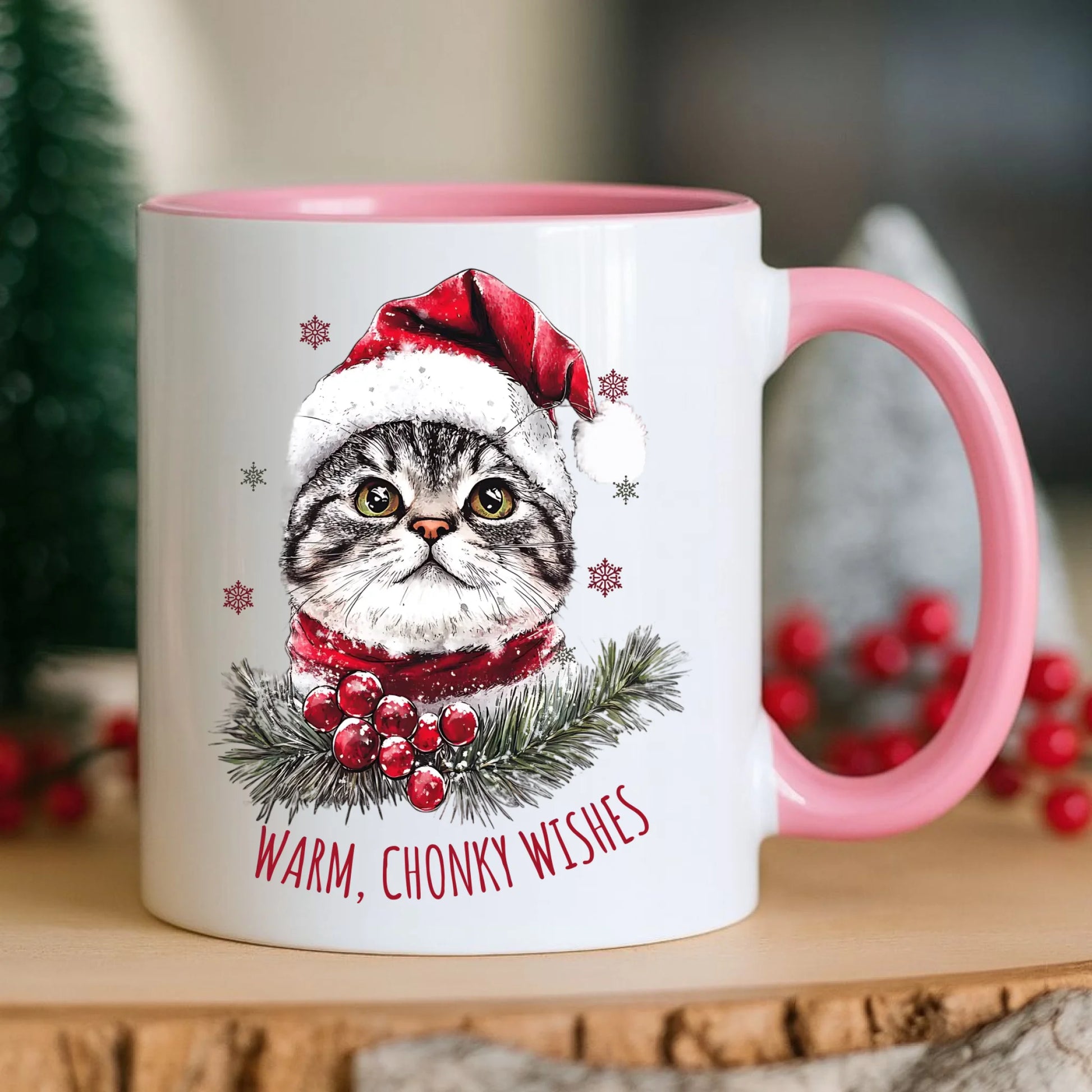Kubek świąteczny - Warm, Chonky Wishes BN36 - StoryCups.pl