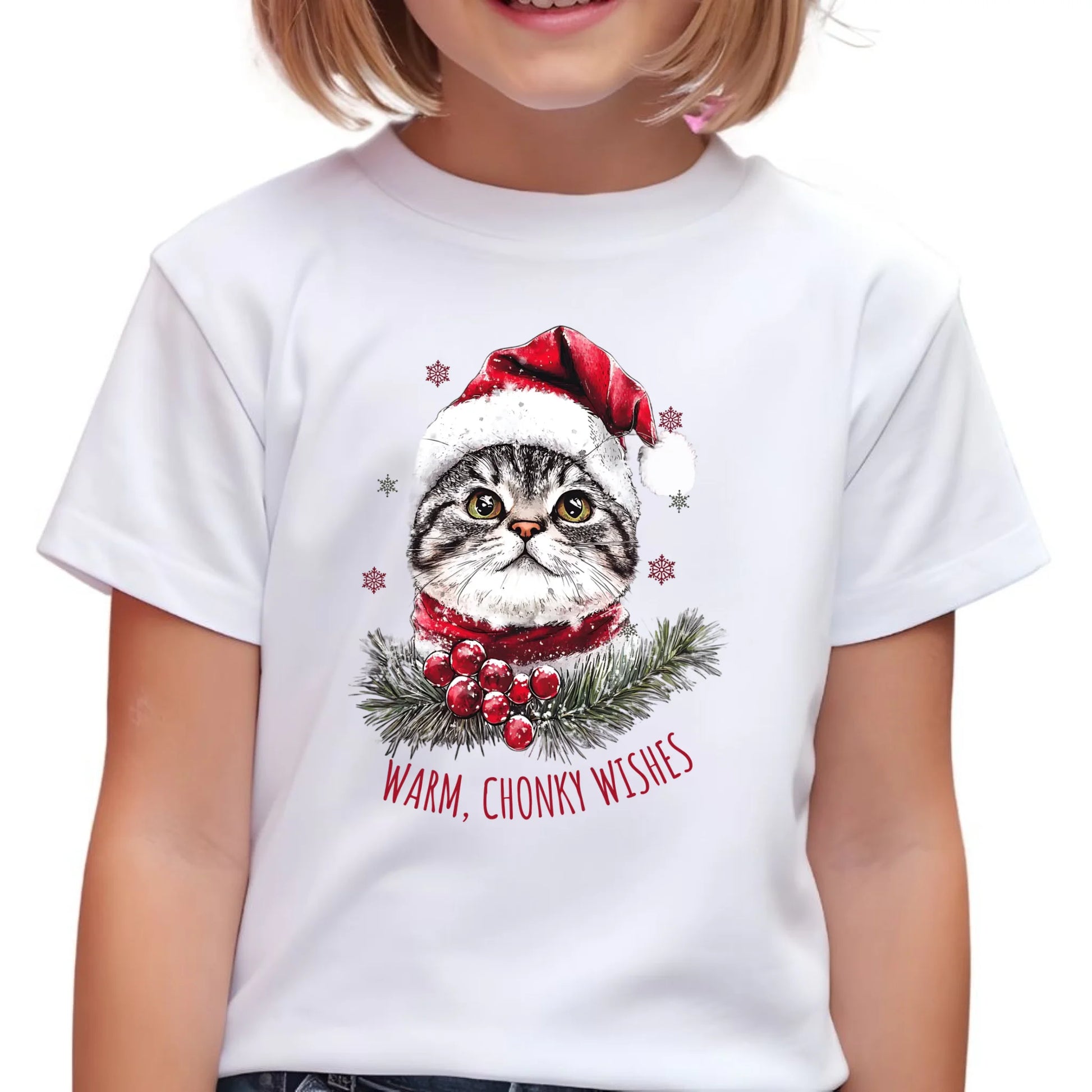 Koszulka dziecięca świąteczna - Warm, Chonky Wishes BN36 - StoryCups.pl