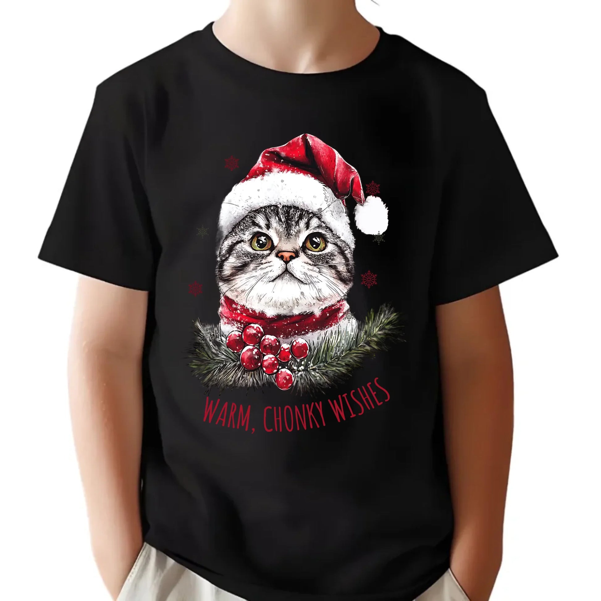 Koszulka dziecięca świąteczna - Warm, Chonky Wishes BN36 - StoryCups.pl