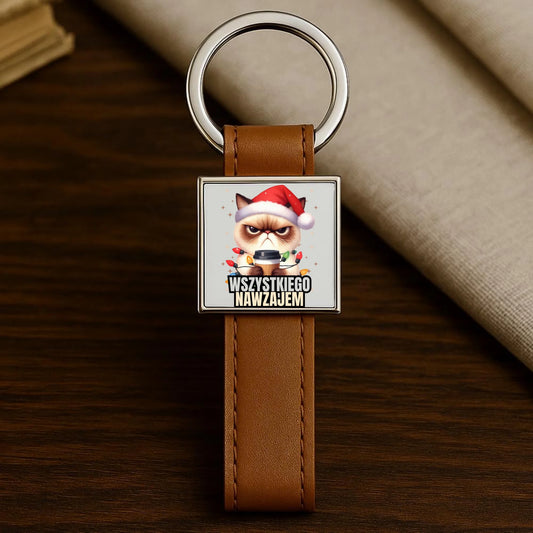 Brelok świąteczny - Grumpy Cat Wszystkiego nawzajem BN33 - StoryCups.pl