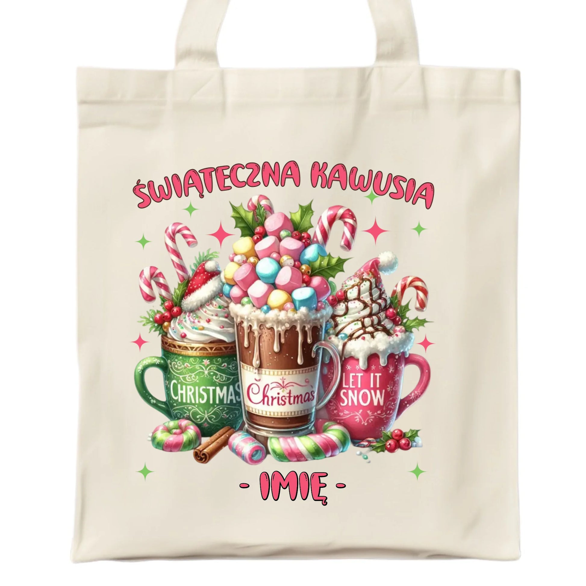 Torba świąteczna - Świąteczna kawusia - personalizowana BN29 - StoryCups.pl