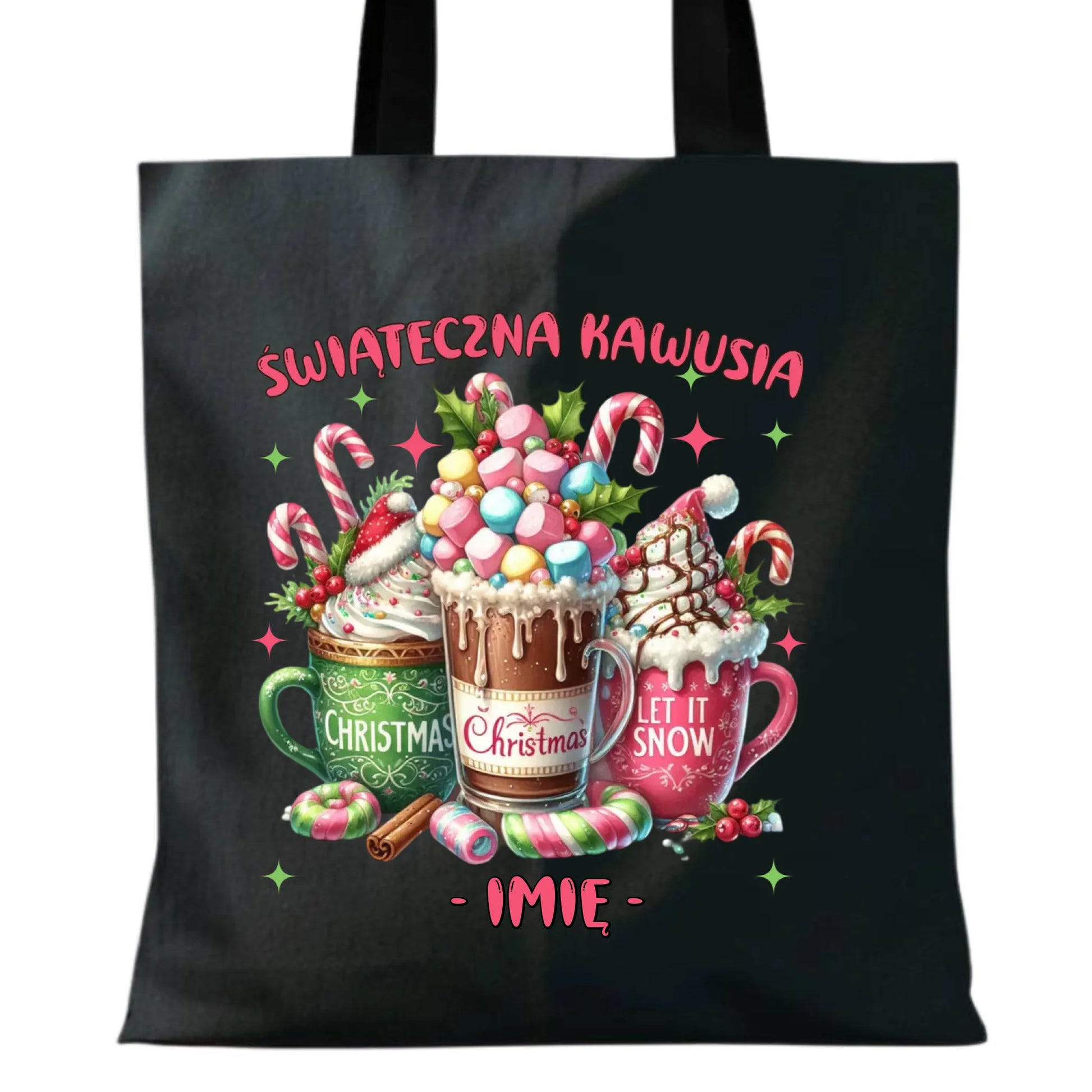 Torba świąteczna - Świąteczna kawusia - personalizowana BN29 - StoryCups.pl