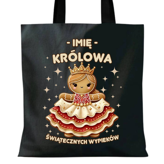 Torba świąteczna - Królowa świątecznych wypieków - personalizowana BN28 - StoryCups.pl