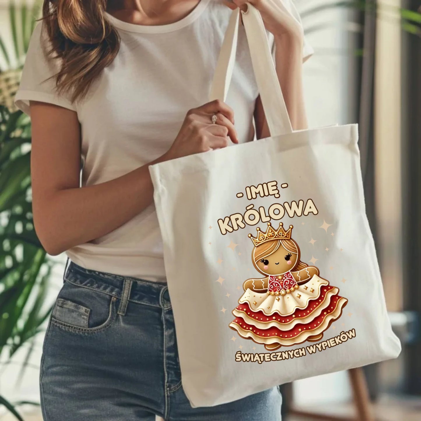 Torba świąteczna - Królowa świątecznych wypieków - personalizowana BN28 - StoryCups.pl