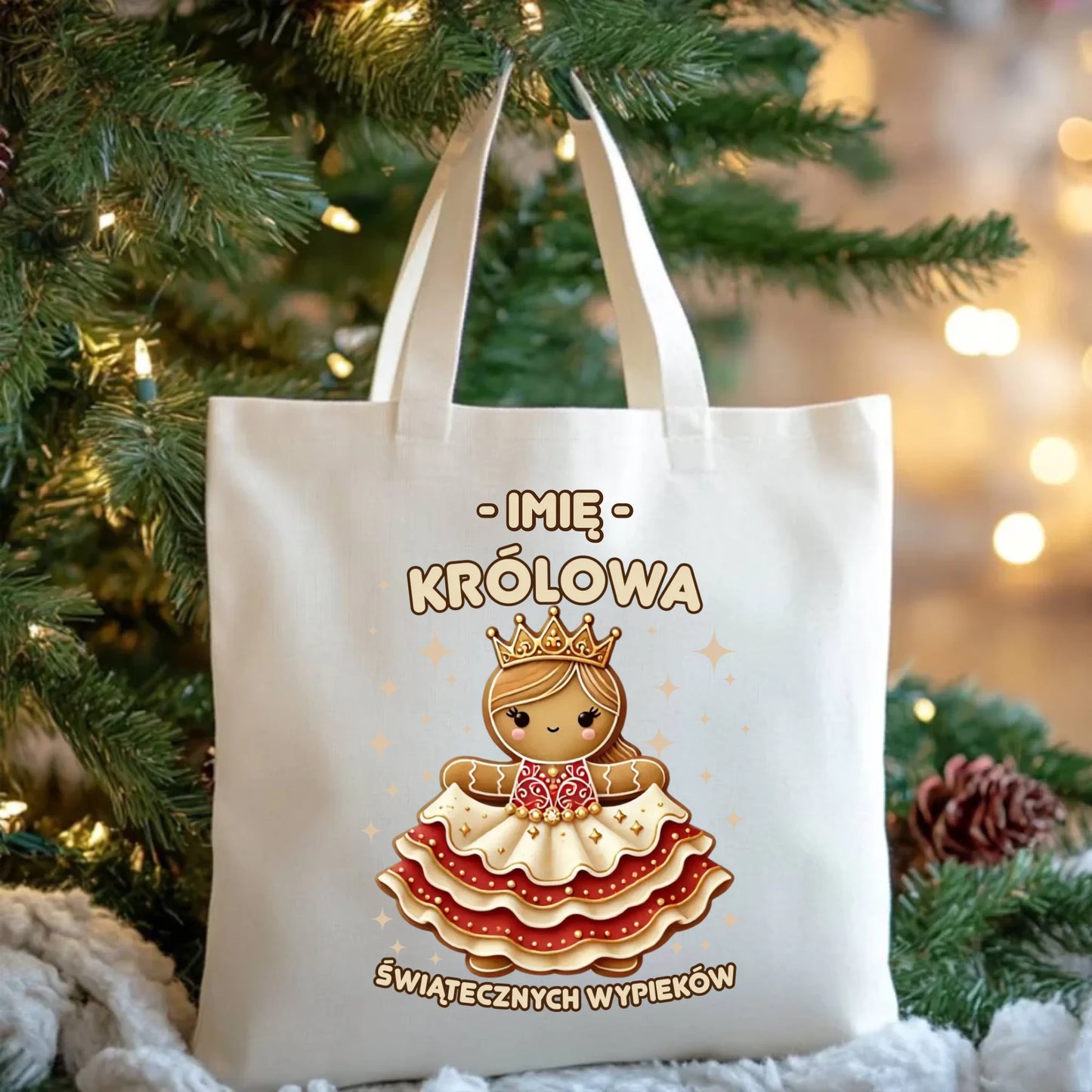 Torba świąteczna - Królowa świątecznych wypieków - personalizowana BN28 - StoryCups.pl