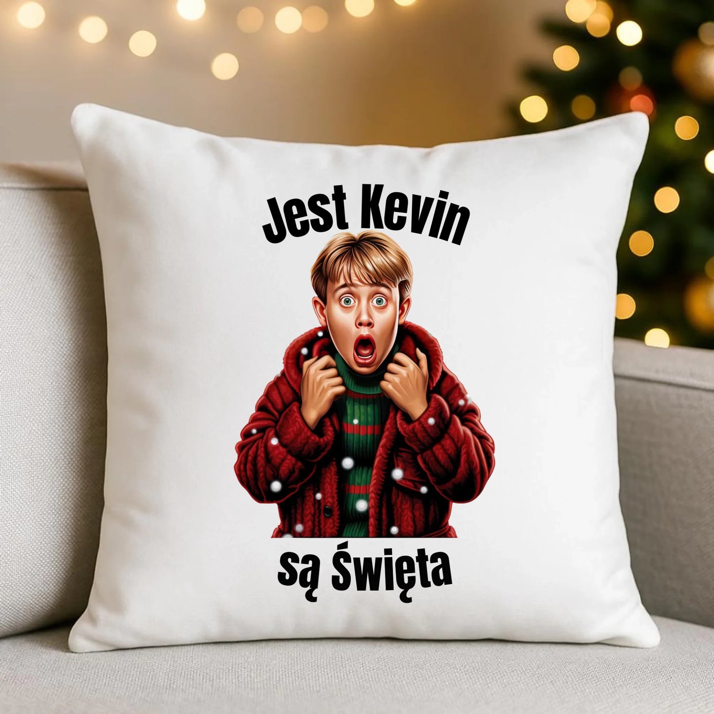 Poduszka świąteczna - Jest Kevin są święta BN27 - StoryCups.pl