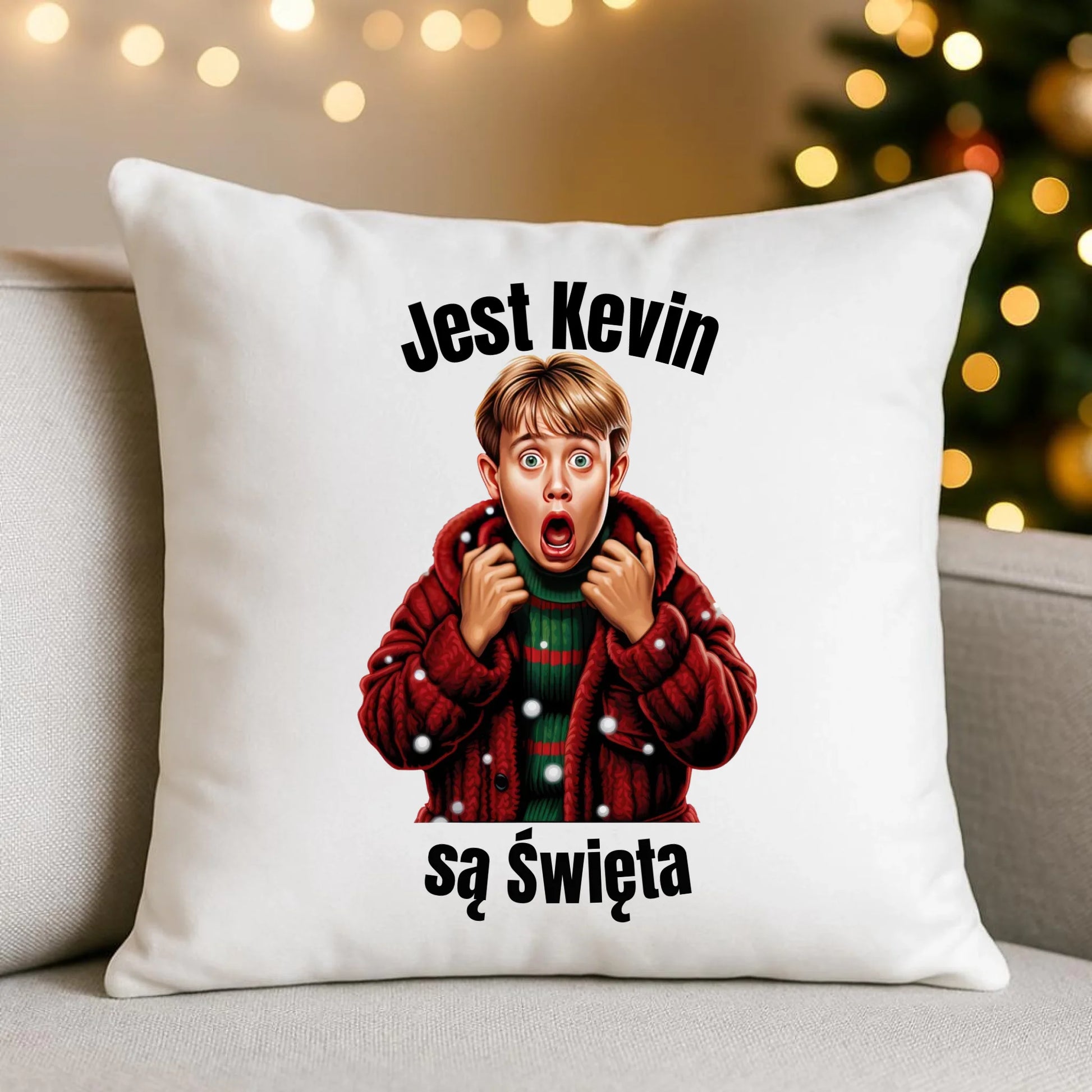 Poduszka świąteczna - Jest Kevin są święta BN27 - StoryCups.pl