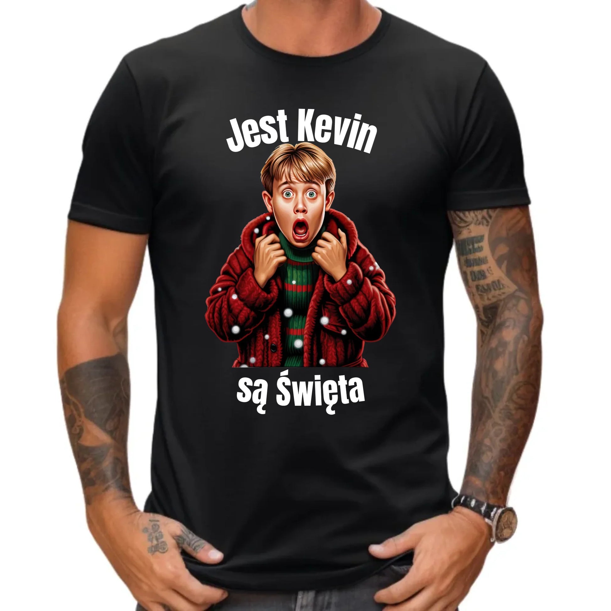 Koszulka męska świąteczna - Jest Kevin są święta BN27 - StoryCups.pl