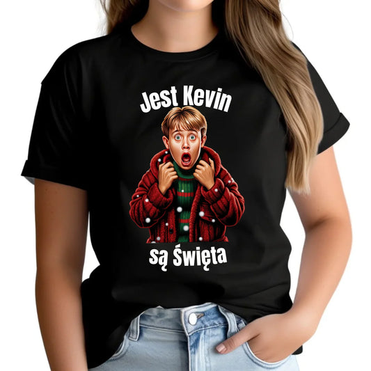 Koszulka damska świąteczna - Jest Kevin są święta BN27 - StoryCups.pl
