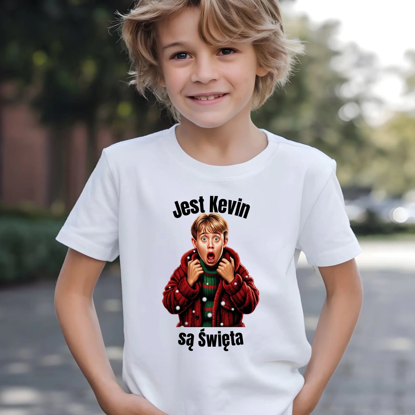 Koszulka dziecięca świąteczna - Jest Kevin są święta BN27 - StoryCups.pl