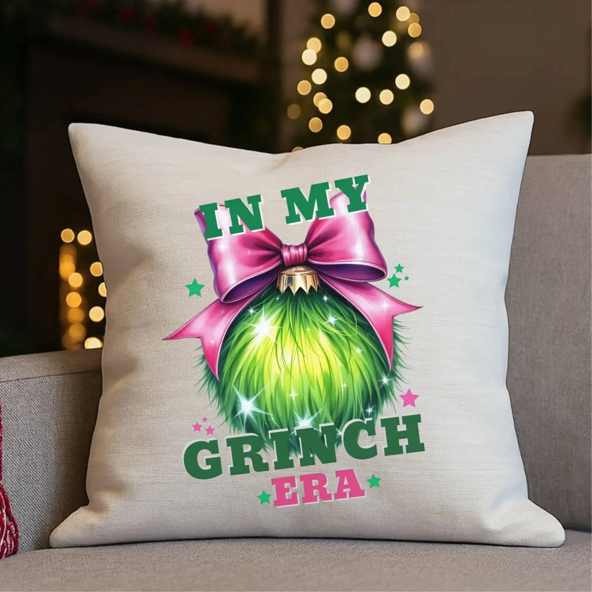 Poduszka świąteczna - In my Grinch era BN26 - StoryCups.pl