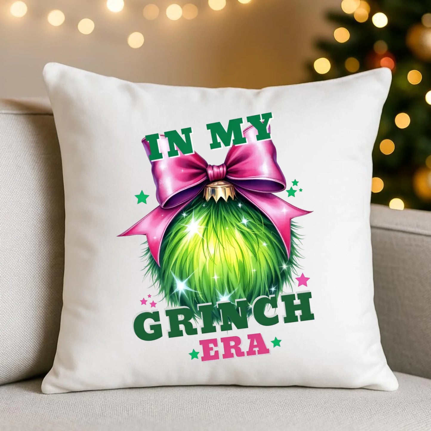 Poduszka świąteczna - In my Grinch era BN26 - StoryCups.pl