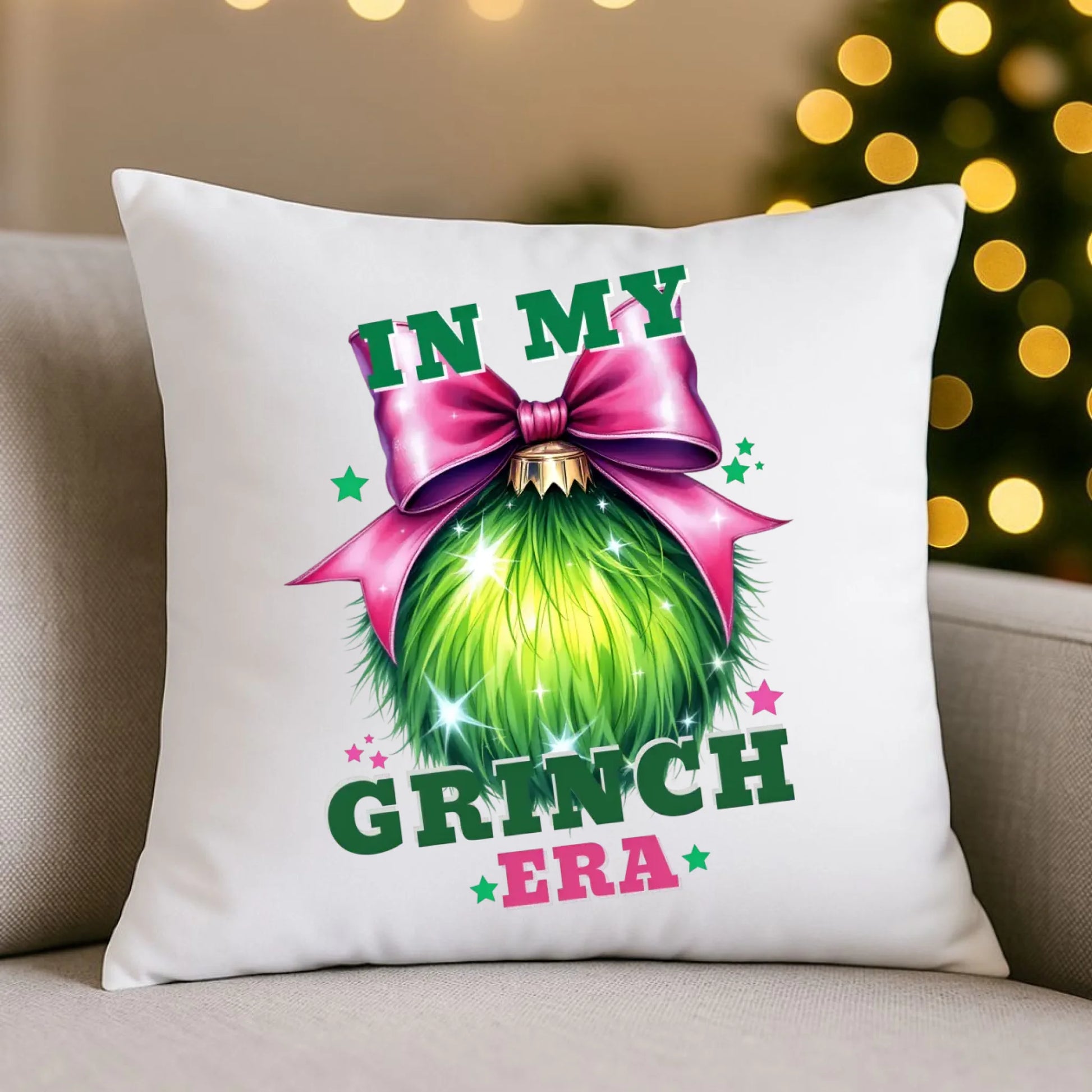 Poduszka świąteczna - In my Grinch era BN26 - StoryCups.pl