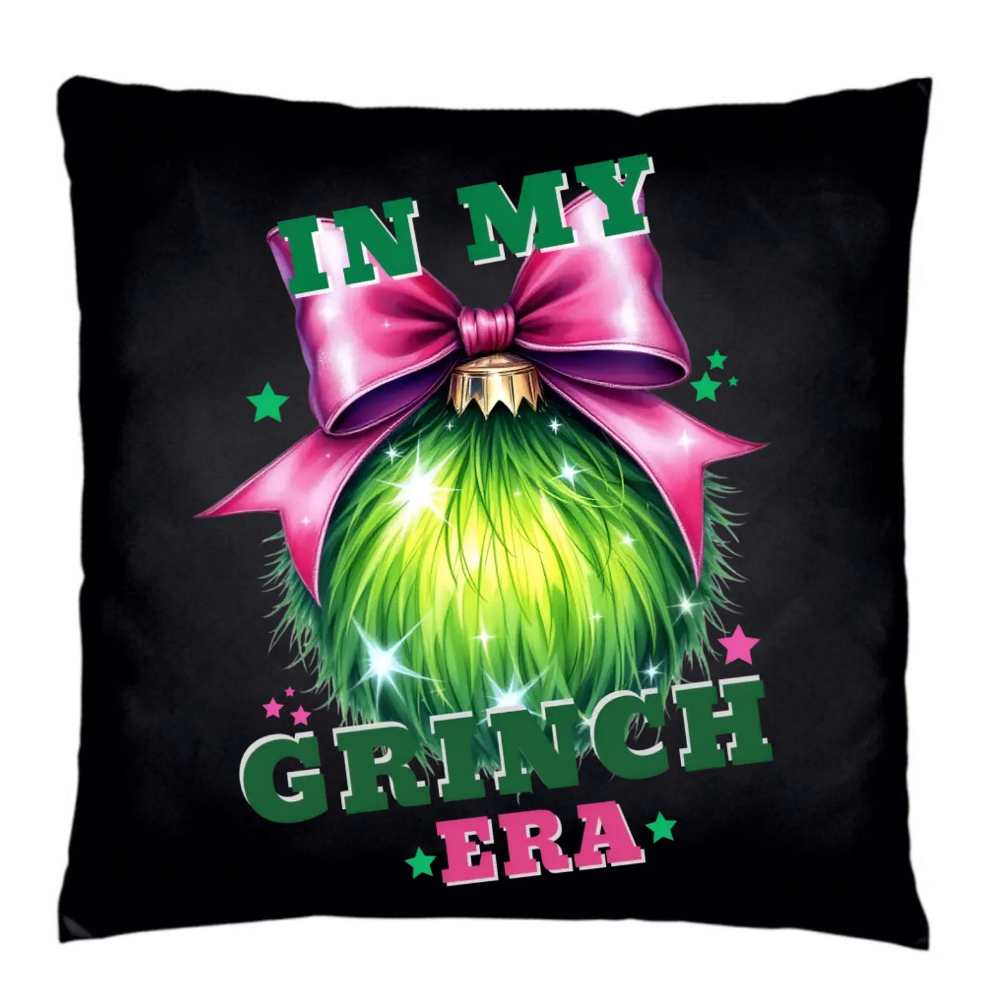 Poduszka dekoracyjna świąteczna - In my Grinch era BN26 - StoryCups.pl