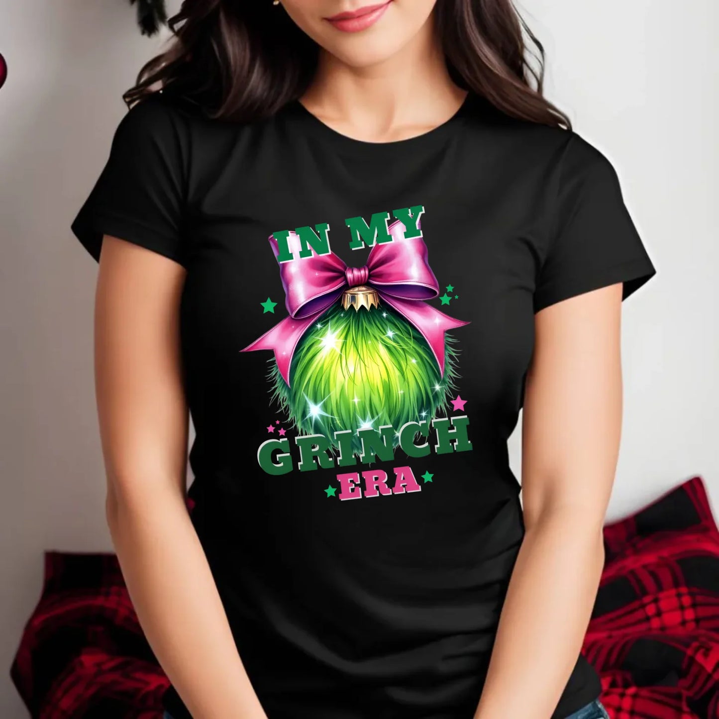 Koszulka damska świąteczna - In my Grinch era BN26 - StoryCups.pl