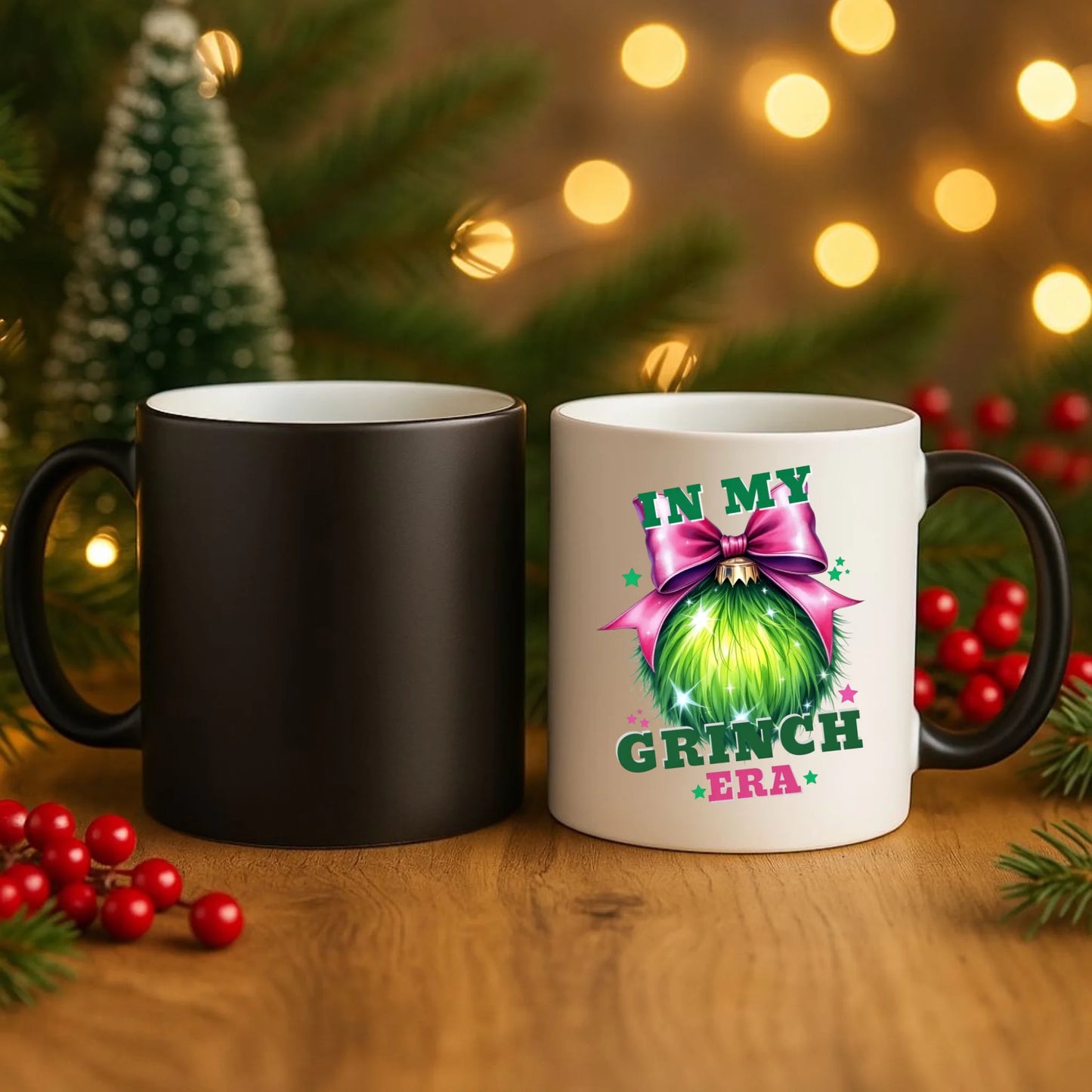 Kubek magiczny świąteczny - In my Grinch era BN26 - StoryCups.pl