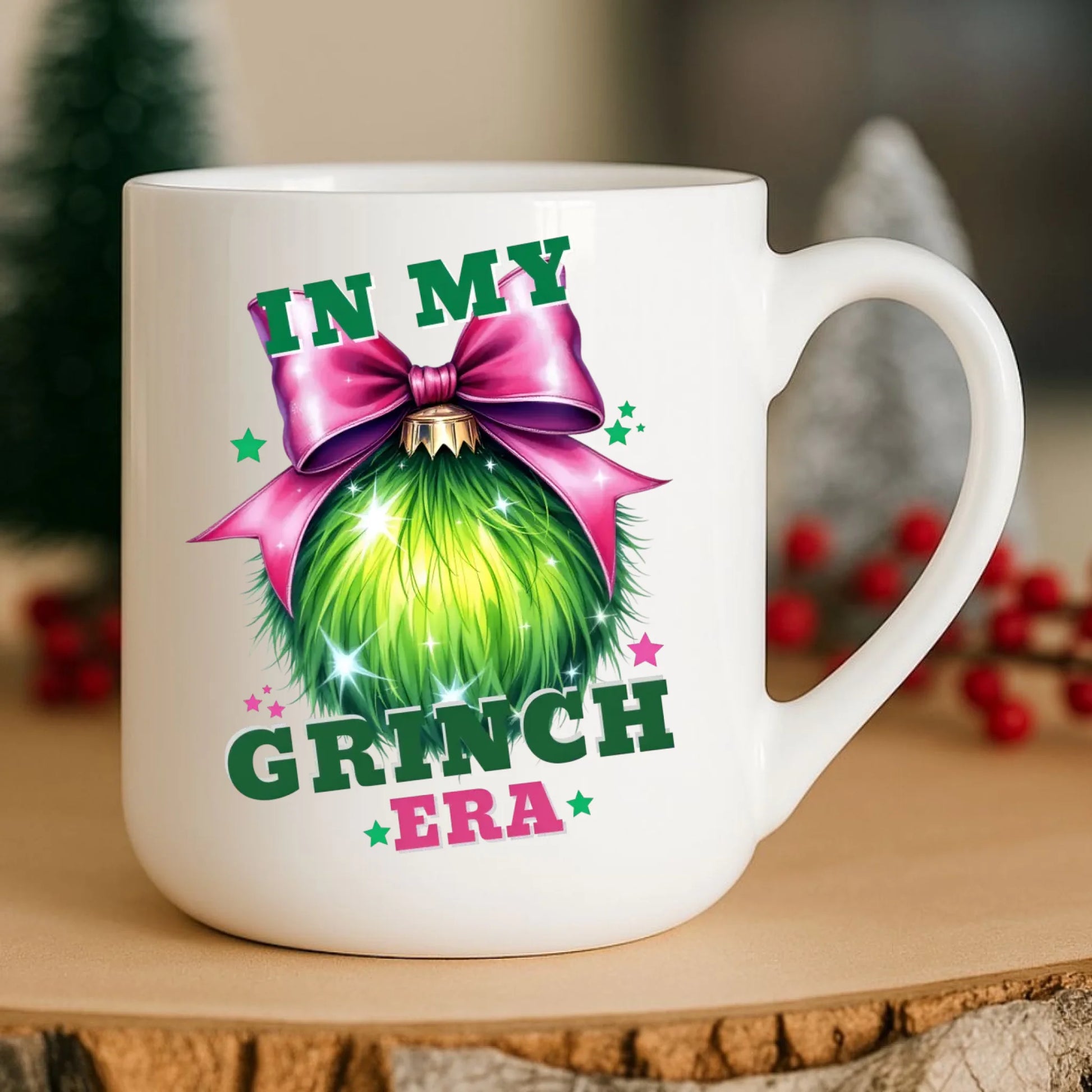 Kubek elegant świąteczny - In my Grinch era BN26 - StoryCups.pl