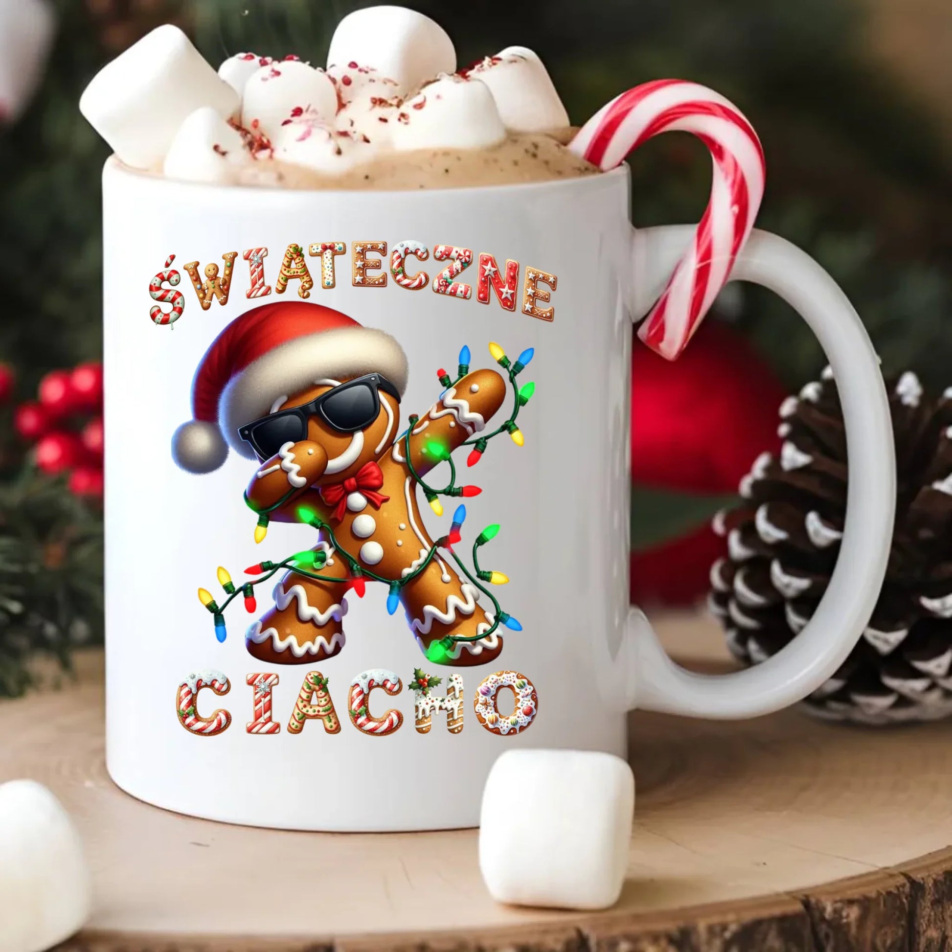 Kubek świąteczny - Świąteczne Ciacho BN25 - StoryCups.pl