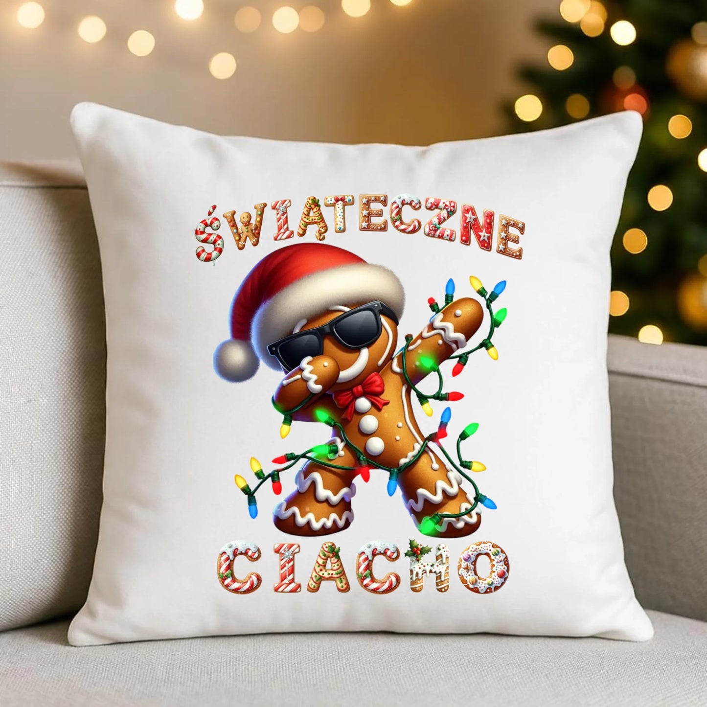 Poduszka świąteczna - Świąteczne Ciacho BN25 - StoryCups.pl