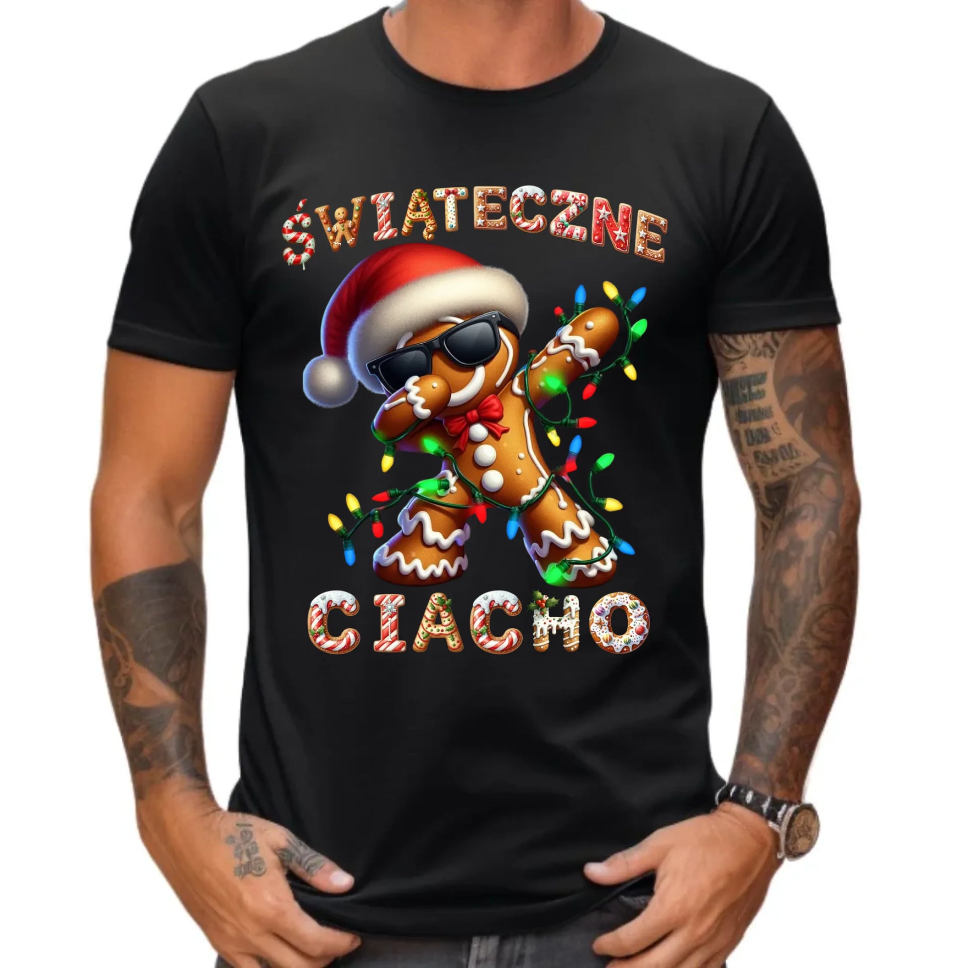 Koszulka męska świąteczna - Świąteczne Ciacho BN25 - StoryCups.pl