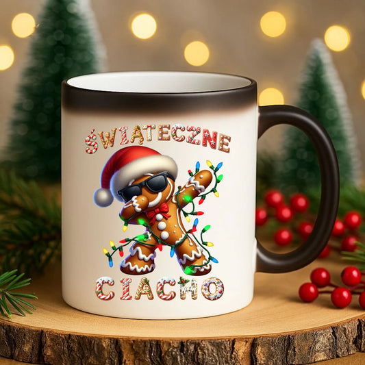Kubek magiczny świąteczny - Świąteczne Ciacho BN25 - StoryCups.pl