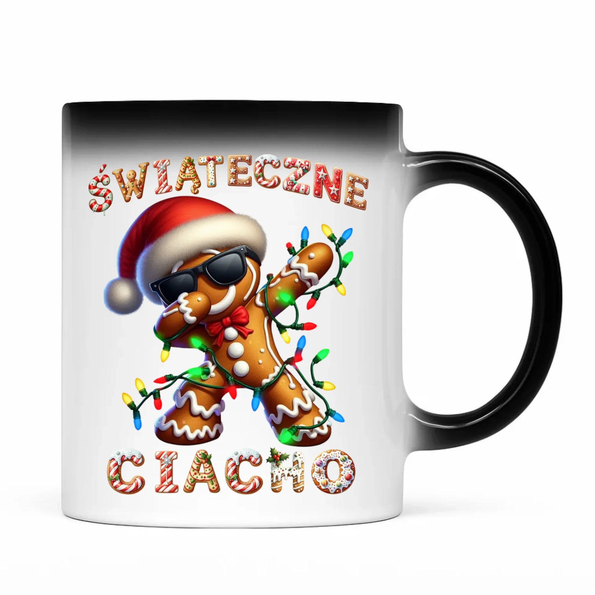 Kubek magiczny świąteczny - Świąteczne Ciacho BN25 - StoryCups.pl