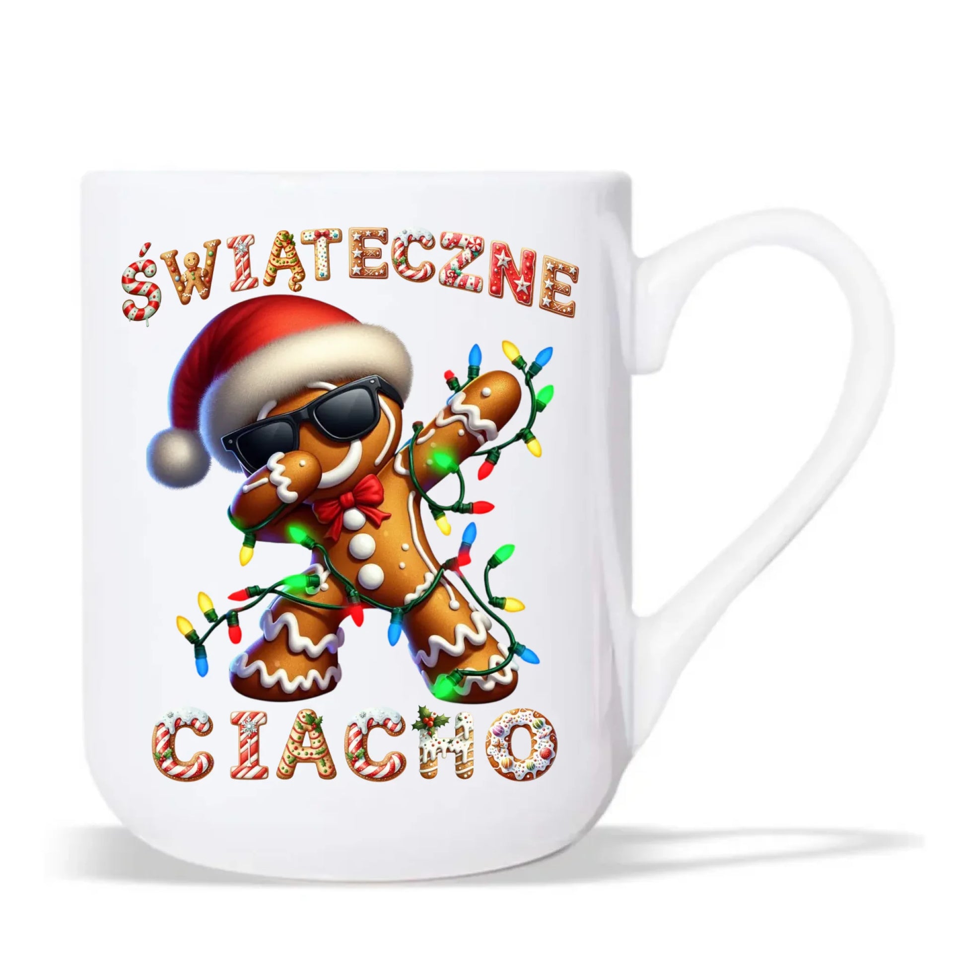 Kubek elegant świąteczny - Świąteczne Ciacho BN25 - StoryCups.pl