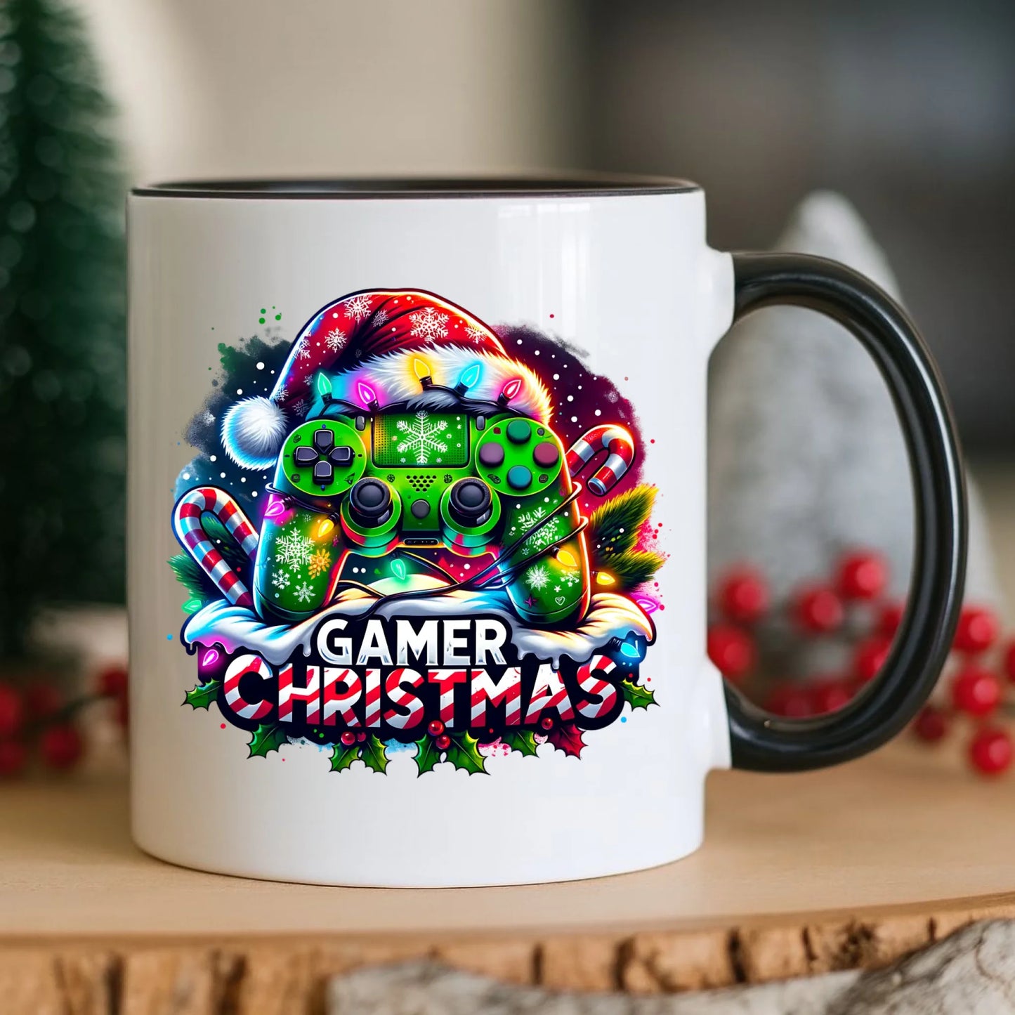 Kubek świąteczny - prezent dla gracza - Christmas gamer BN22 - StoryCups.pl
