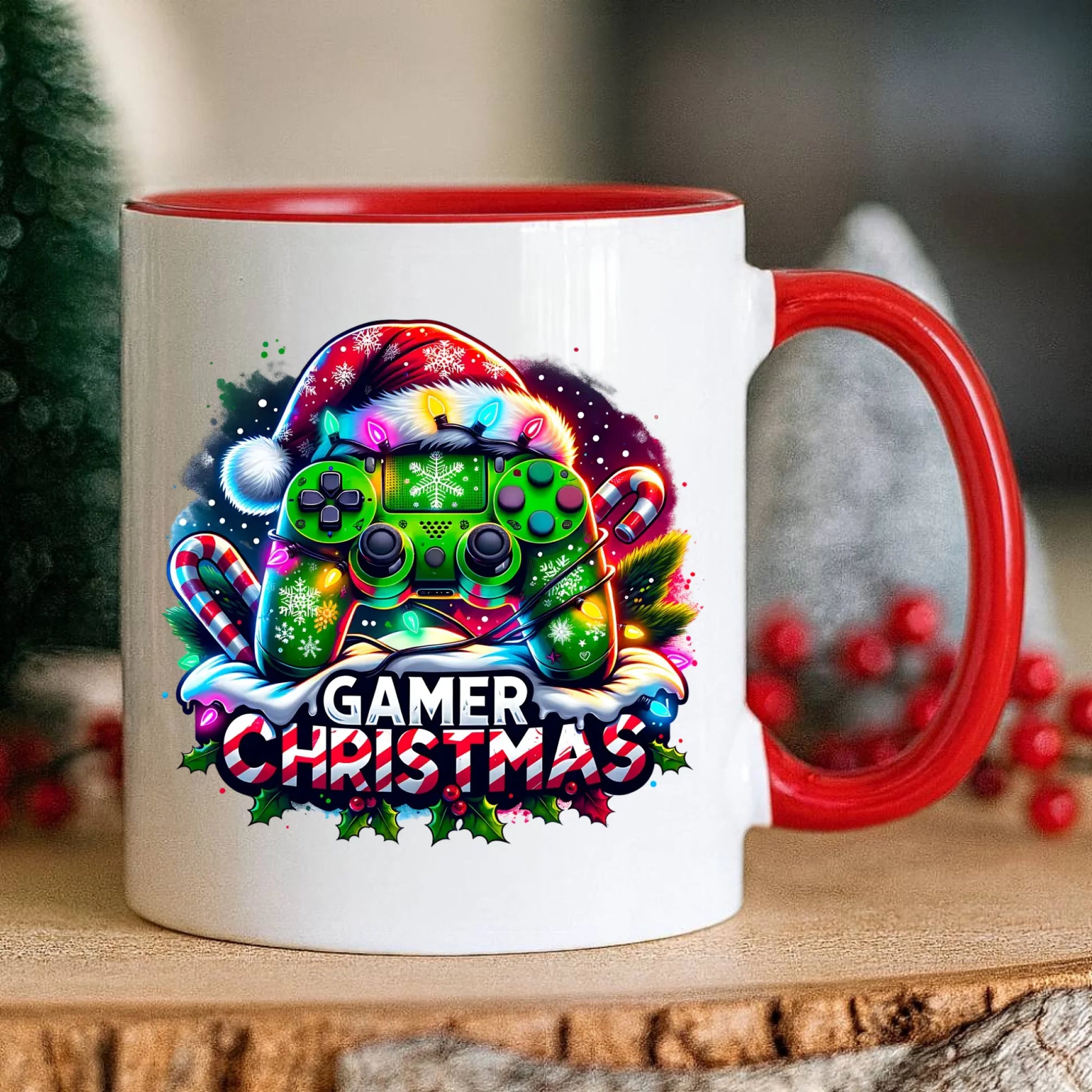 Kubek świąteczny - prezent dla gracza - Christmas gamer BN22 - StoryCups.pl