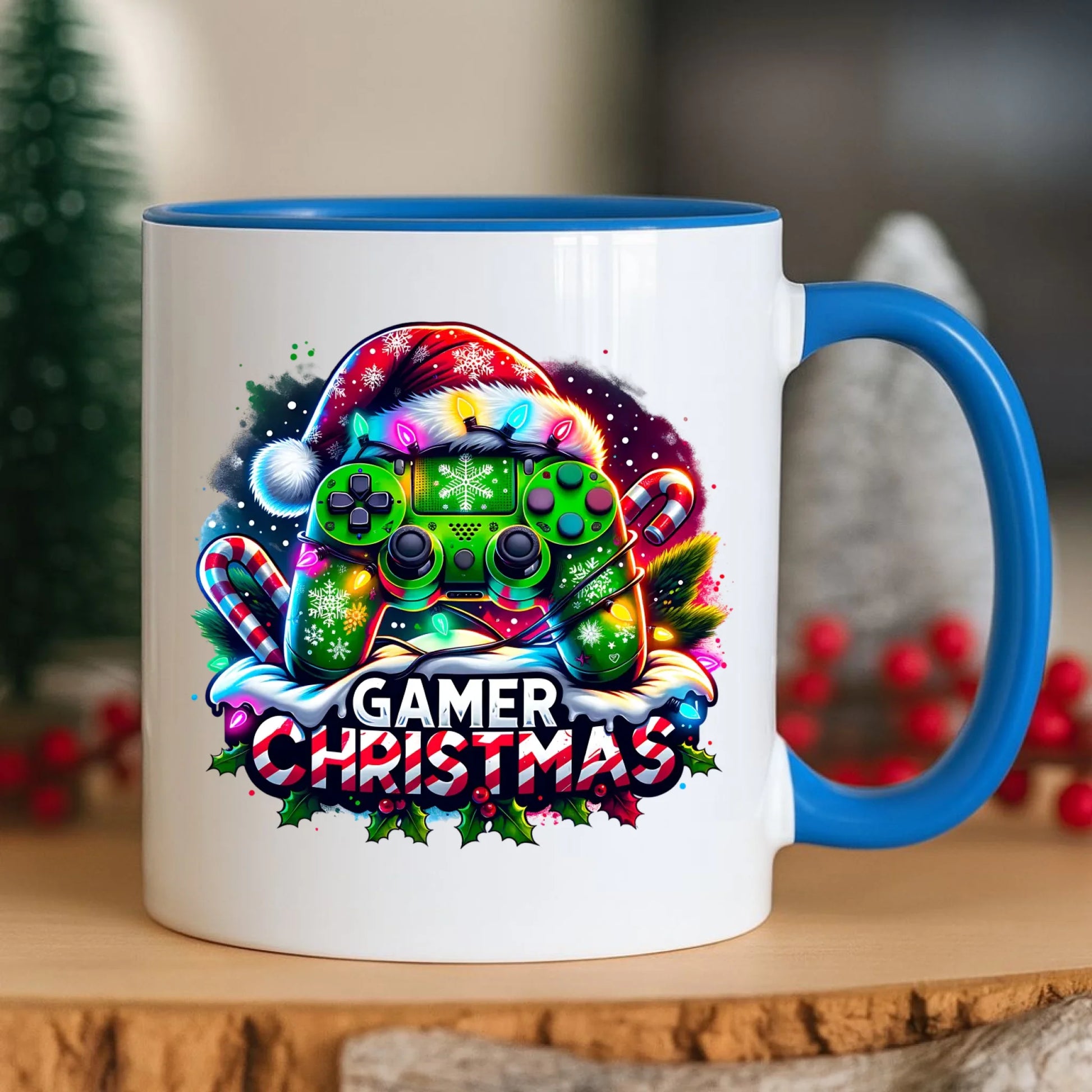 Kubek świąteczny - prezent dla gracza - Christmas gamer BN22 - StoryCups.pl