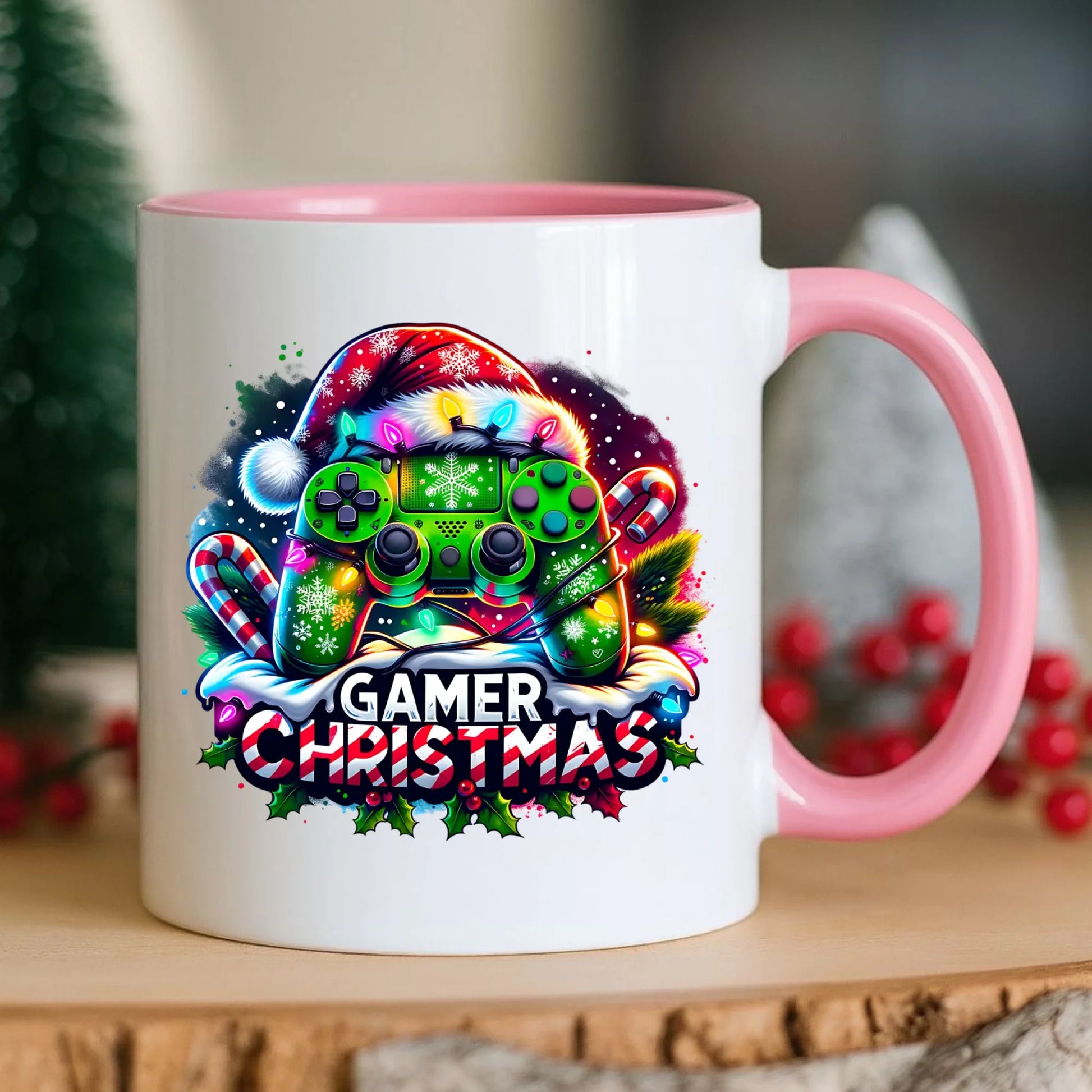 Kubek świąteczny - prezent dla gracza - Christmas gamer BN22 - StoryCups.pl