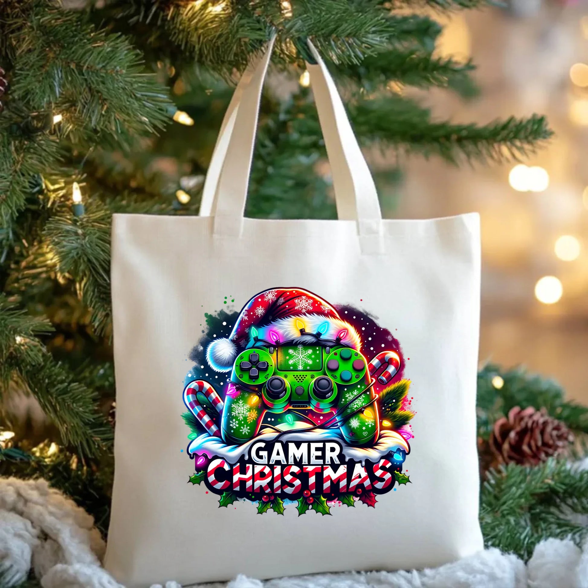 Torba świąteczna - prezent dla gracza - Christmas gamer BN22 - StoryCups.pl