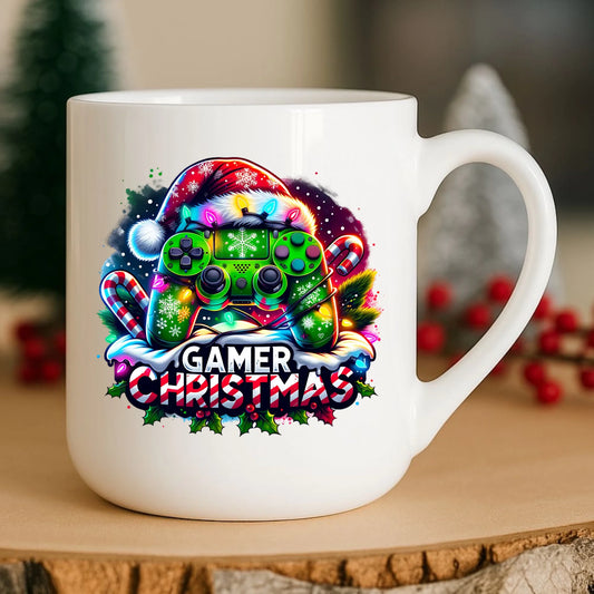 Kubek elegant świąteczny - prezent dla gracza - Christmas gamer BN22 - StoryCups.pl