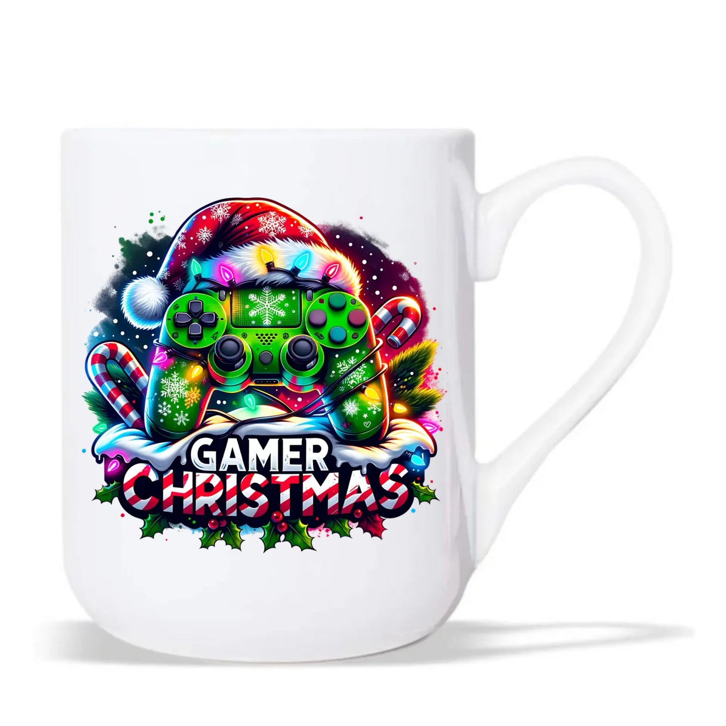 Kubek elegant świąteczny - prezent dla gracza - Christmas gamer BN22 - StoryCups.pl