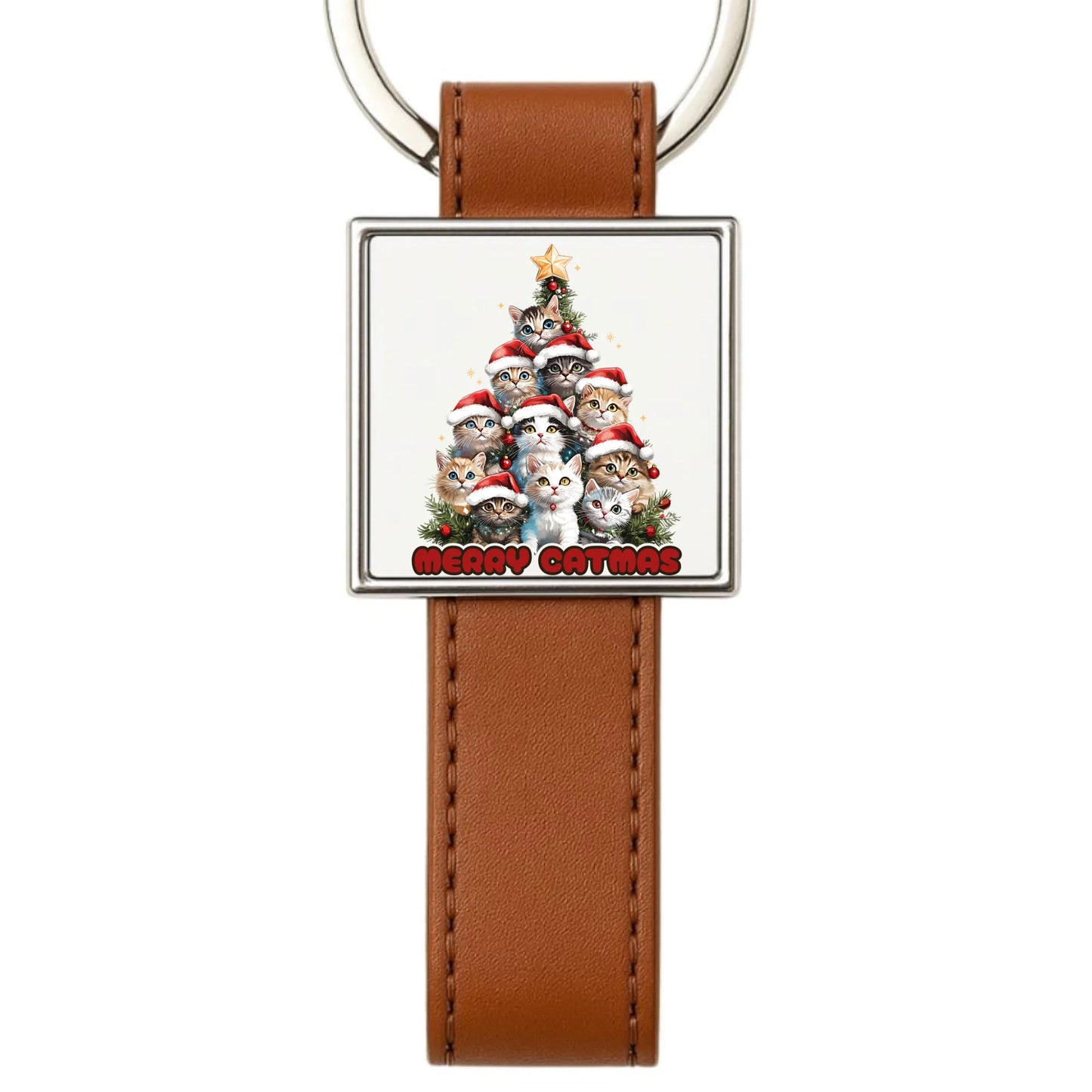 Brelok świąteczny - Kocia choinka Merry Catmas BN20 - StoryCups.pl