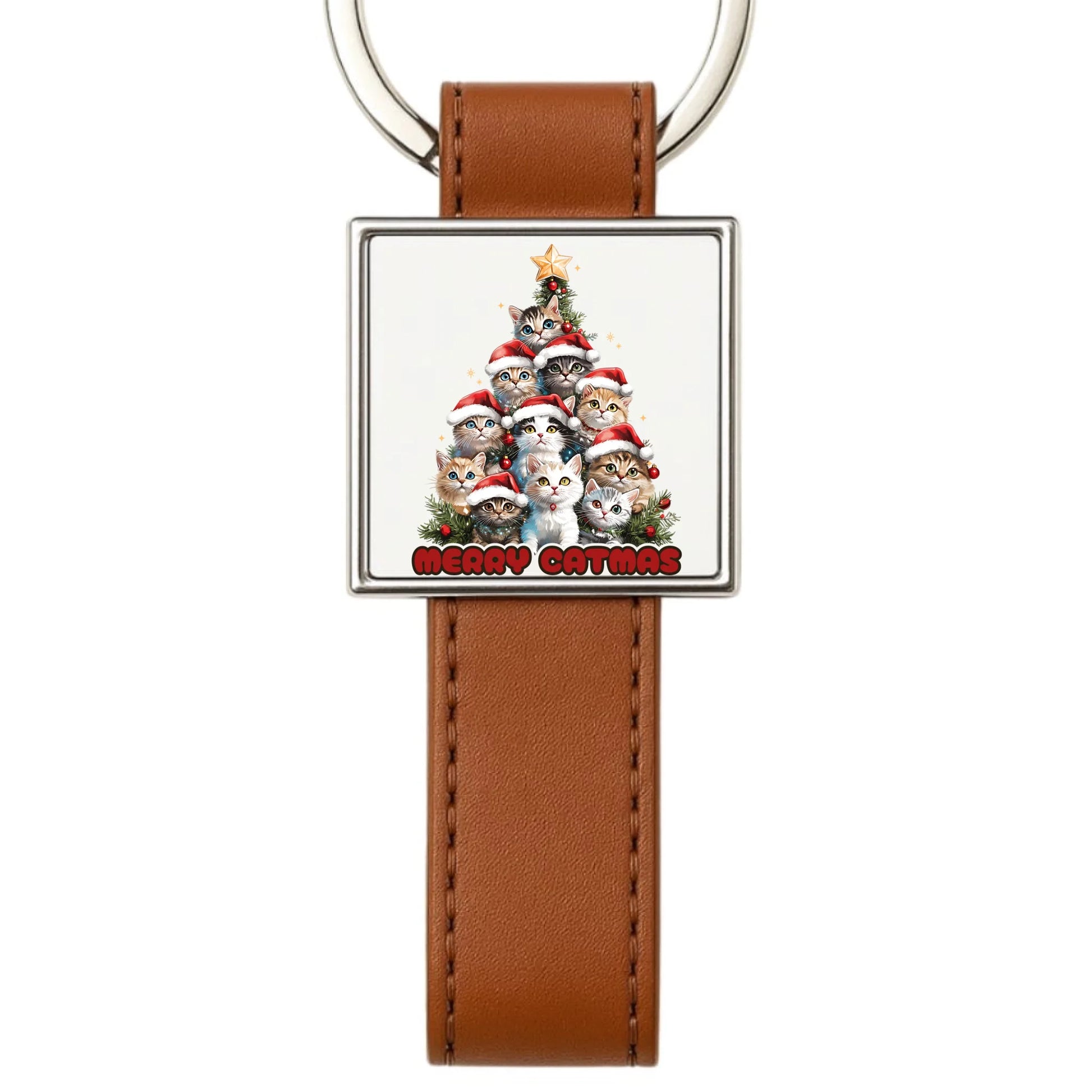 Brelok świąteczny - Kocia choinka Merry Catmas BN20 - StoryCups.pl