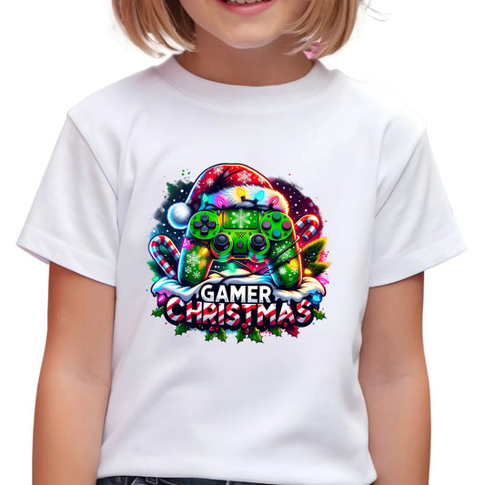 Koszulka dziecięca świąteczna - prezent dla gracza - Christmas gamer BN22 - StoryCups.pl