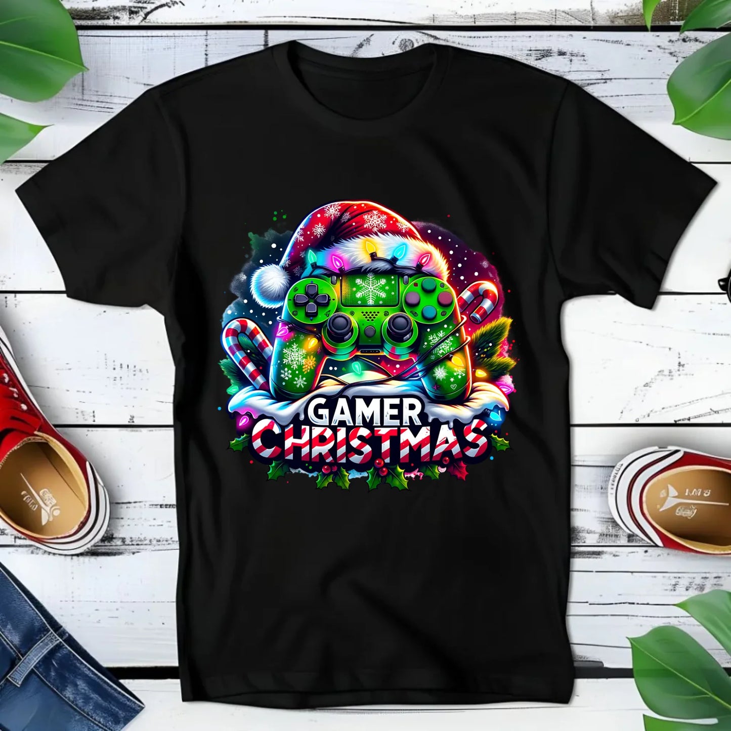 Koszulka dziecięca świąteczna - prezent dla gracza - Christmas gamer BN22 - StoryCups.pl