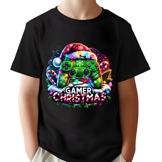 Koszulka dziecięca świąteczna - prezent dla gracza - Christmas gamer BN22 - StoryCups.pl