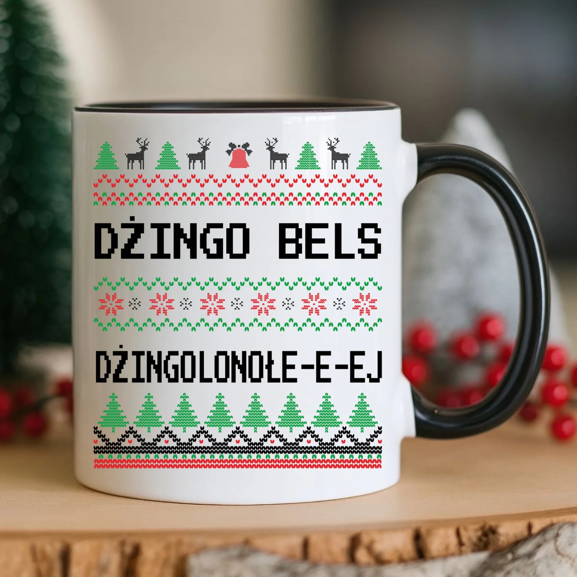 Kubek świąteczny - prezent na Święta - Dżingo bels BN11 - StoryCups.pl
