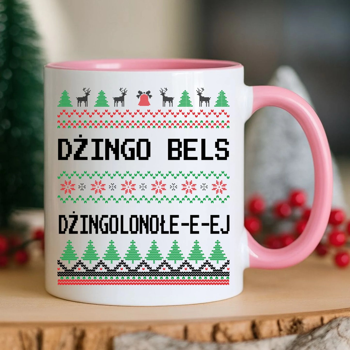 Kubek świąteczny - prezent na Święta - Dżingo bels BN11 - StoryCups.pl