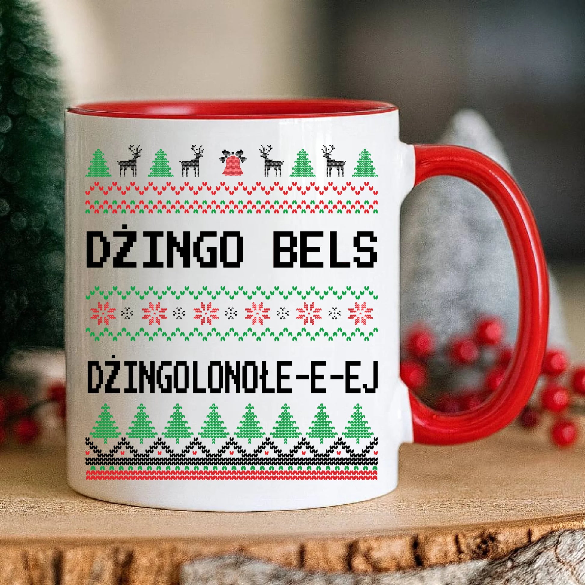 Kubek świąteczny - prezent na Święta - Dżingo bels BN11 - StoryCups.pl