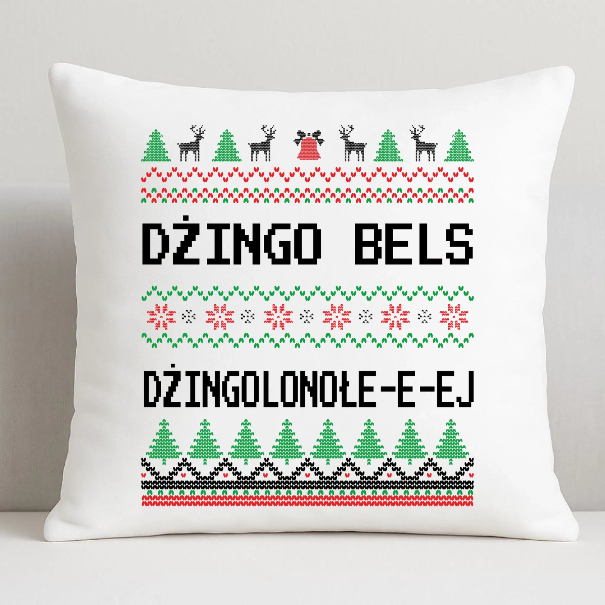 Poduszka świąteczna - prezent na Święta - Dżingo bels BN11 - StoryCups.pl